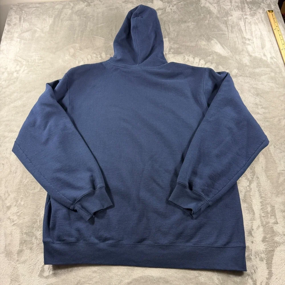 Adidas Notre Dame Fighting Irish Hoodie Mens XL Navy Blue Pullover Sweatshirt
